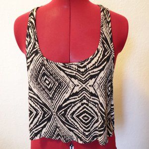 Forever 21 Geometric Crop Top